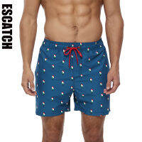 Escatch 2023ขายร้อนชายกางเกงขาสั้นชายหาด Pockts กางเกงกีฬา Surfing Drawstring ชาย Siwmwear กางเกงว่ายน้ำ Plus ขนาด...