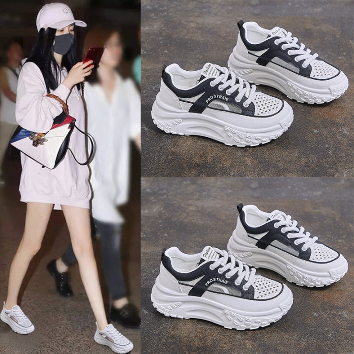 ins-รองเท้าคุณพ่อผู้หญิงสไตล์เกาหลี-2023-รองเท้ากีฬาระบายอากาศสำหรับนักเรียนแบบใหม่ฤดูร้อน-cr010