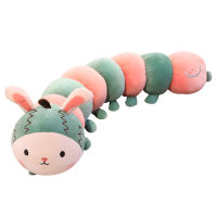 ผลไม้ Caterpillar ยัดของเล่นตุ๊กตา C Omfort เด็กนอนหมอน Kawaii ยาวหมอนสาวอาหารตุ๊กตา Caterpillar ยัดไส้สัตว์