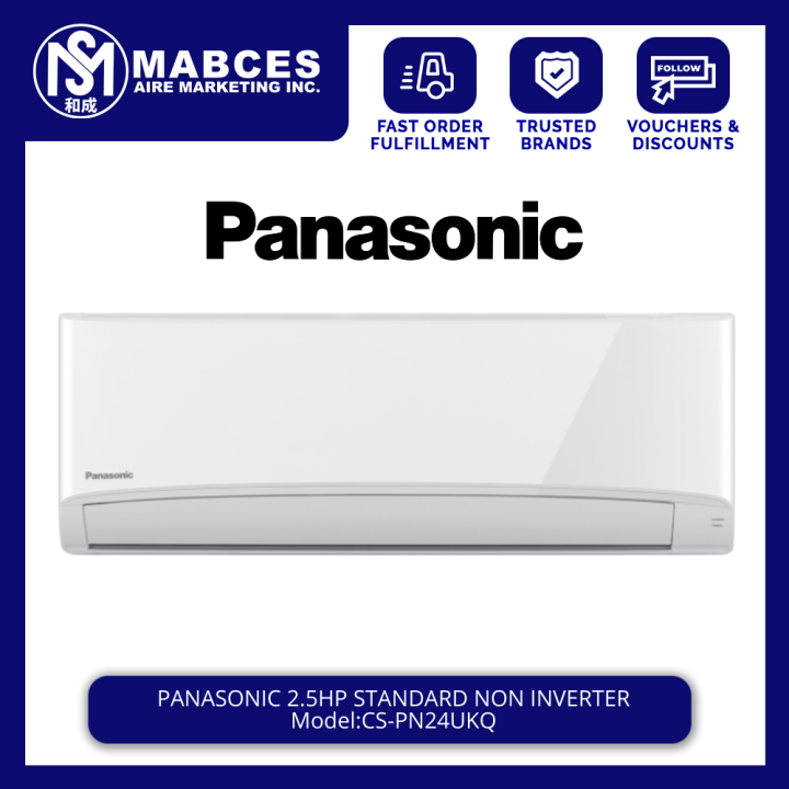 panasonic 2.5 hp non inverter