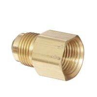 5/8"-18 UNF Male 3/8" Flare SAE x 1/2" NPT Female Coupler Connector Adapter Brass Pipe Fitting For Fuel Gas Water Valve Valves