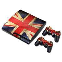 (MQ สไตล์ใหม่) UK Flag คอนโซลเกมและตัวควบคุมรูปลอกไวนิลผิวสติกเกอร์สำหรับ Ps3บาง TN-P3Slim-1128กรอบและที่คลุม