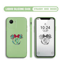 เคสม็อบขนาดเล็กลายดอกไม้ใหม่สำหรับ Realme C30S เคสป้องกันทนแรงกระแทกกล้องคลุมทั้งหมดปลอกซิลิโคนของเหลวทรงสี่เหลี่ยมจาก Disny แบบดั้งเดิม