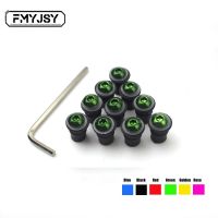 ♠✶㍿ For Kawasaki Z650 Z750 Z800 Z900 Z1000 Z1000SX Z900RS Motorcycle Windshield Bolts Screw Nut Fastener Kit M5 5mm 10PCS