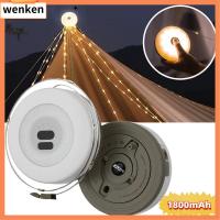 WENKEN 10เมตรค่ะ สายไฟ LED แบบหดได้ 1800mAh ค่ะ กันน้ำกันน้ำได้ ไฟเทปตั้งแคมป์ แบบพกพาได้ เอบีเอสเอบีเอส แสงบรรยากาศเต็นท์แคมป์ ผู้หญิงผู้หญิงผู้หญิง