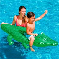 INTEX แพ แพเป่าลม แพเป่าลมจระเข้ Lil Gator Ride-On รุ่น 58546