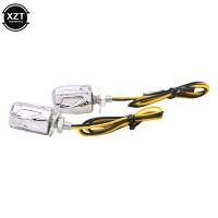 ’；【‘； 2Pcs Mini Micro Motorcycle Amber LED Turn Indicators Blinkers Flashing 6 LED 12V Motorcycle Motorbike Turn Signal Lights