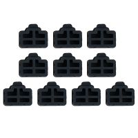 ‘；【。 10Pcs/Lot Ethernet Hub Port RJ45 Anti Dust Cover Cap Protector Plug RJ45 Dust Plug For Laptop/ Computer/ Router RJ45 Connector