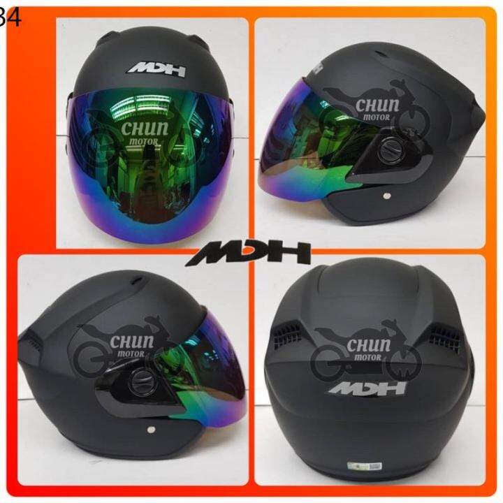 Parts MDH Motor Helmet Same KHI Design With Visor (Sirim Approved) Lazada