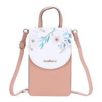 New Women Touch Screen Mobile Phone Bags Female Printing Large Capacity Single Shoulder Purse Ladies Multifunction Messenger Bag