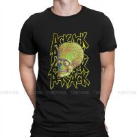 Mars Attacks Tshirt For Men Martian Headshot Humor Summer Sweatshirts T Shirt High Quality Trendy Loose S-4XL-5XL-6XL