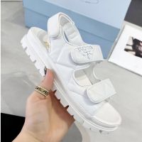 PLD New 2023 Womens Casual Velcro Sandals Outdoor Original Flat Bottom Beach Sandals Box Packaging