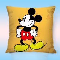 Disney Pillowsham Soft Cartoon Mickey Minnie Mouse Boys Girls Pillowcases Cushion Cover 40x40 45x45cm on Bed Sofa