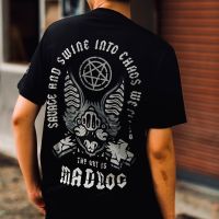 เสื้อเลือกตั้ง Maddogstreet® เสี้อยืด ลาย รุ่น ค้างคาว แขนสั้น เสื้อยืดผู้ชาย S-5XL