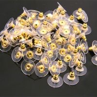 【DT】hot！ appr. 100pcs/pck Alloy Earring Backs Stoppers Earnuts Plugs Gold Color Findings Jewelry Accessories