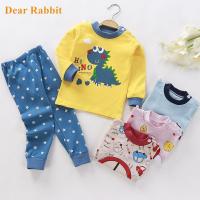 New 2Pcs 6M-8T cotton underwear set pants boy babies home pajamas winter baby clothing baby toddler Girl kids clothes Baby Sets