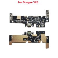 100% เดิม Doogee V20 USB Board Charging Dock Parts Board Plug Charger Port สําหรับ Doogee V20 Smart Cell Phone