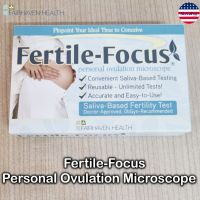 Fairhaven Health® Fertile-Focus Saliva-Based Fertility Test 1 Count อุปกรณ์ทดสอบภาวะการเจริญพันธุ์ การตกไข่ ด้วยน้ำลาย อ่านผลผ่านกล้องจุลทรรศน์ ใช้ซ้ำได้