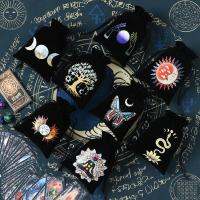 【hot】✕  13x18cm Color Card Storage Runes Constellation Witch Divination Phase Tarots Jewelry