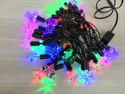 ดวง ไฟหลากสีประดับสำหรับตบแต่ง ปีใหม่ และงานเทศกาล  LED 42  LED กันน้ำ รูปดาวเล็ก  สายยาว 5 เมตร