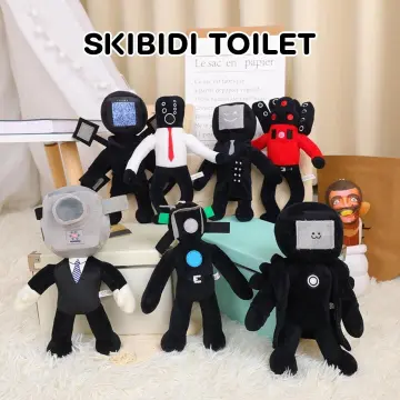 Pelúcia Skibidi Toilet Plush Genérica #1 4 pcs tamanho pequeno