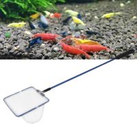 Metal Frame Aquarium Goldfish Fish Landing Net 8.5x6/10x8.5/13.3x10.8/15.3x12cm Fish Tank Floating Long Handle Cleaning Tool Hot