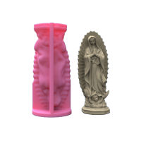 3D For Plaster Soy Aroma Gifts Decor Wax Making Clay DIY Handmade Home Soap Mary Virgin Molds