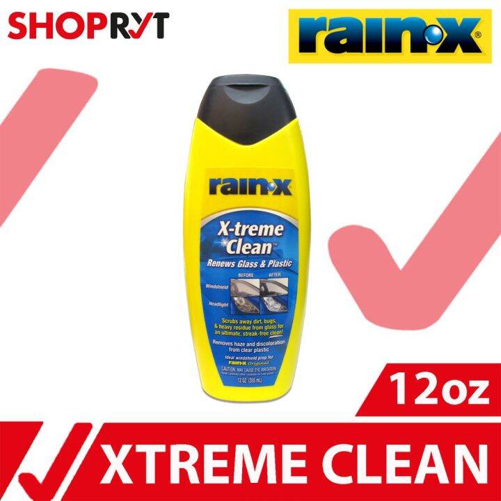 RAINX XTREME Clean (For Glass & Plastic) 12 oz (355ml) + FREE ITEM