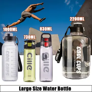 Multiple Sizes Leakproof Flip Top Motivational Water Bottle, Fitness Gym  Water Jug Wide Mouth One 3L Water Bottle with Silicoe Straw - China Water  Bottles and Sports Water Bottle price