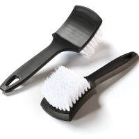 Auto Tyre Brush Wheel Hub แปรงทำความสะอาดล้อ Detailing อุปกรณ์ทำความสะอาด Ergonomic Handle Washing Tool【fast】