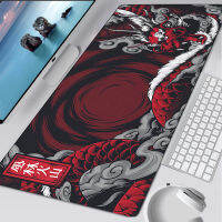 ญี่ปุ่นขนาดใหญ่สีแดง Mousepad Redragon ตารางสำนักงาน Anime แผ่นรองเม้าส์แล็ปท็อป Xxl แผ่นรองเม้าส์ Gamer ยางอุปกรณ์เสริมสำหรับเล่นเกมจัดส่งฟรี-Deuiw