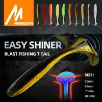 MEREDITH Easy Shiner Fishing Lures 50mm 65mm 75mm 100mm Wobblers Carp Fishing Soft Lures Silicone Artificial Plastic Baits