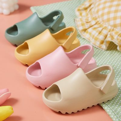 2022 New Summer Cute Kids Sandals Toddler Clogs Slipper Baby 2-10 Years Garden Shoes Boys Girls Lovely Beach Pool Sandal