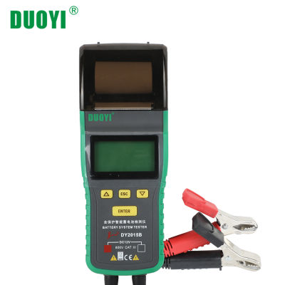 DUOYI DY2015B Automotive Car Battery Tester 12V 24V Power Electronic Load Battery Analyzner with Printer Car Measure Test Repair