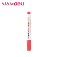 NANA ปากกาเคมี  เขียนลบได้ ปากกาเคมี หัวกลม 1 หัว ปากกาเคมีเขียนซองพลาสติก ใช้ในโรงเรียน สำนักงาน ปากกาสีแดง 10ด้าม