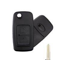 hot【DT】 1Pcs 2 Buttons Modified Car with Uncut Blank CHERY A5 FULWIN TIGGO E5 EASTER