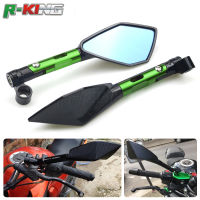 For Kawasaki Z900 Z900RS Z800 Z1000 Motorcycle CNC Aluminum Rear View Mirrors Green Black yellow Red Blue silver