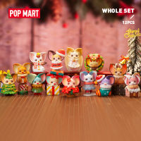 POP MAR Yoki Christmas Series Series Mystery 1PC12PCS Blind Action Figure ของเล่นน่ารัก