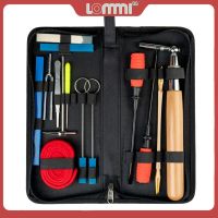 ：《》{“】= LOMMI Professional Piano Tuning Kit Tuner Tools Piano Tuning Hammer Tool Wooden Handle Fixed Tuning Wrench W/Protecting Bag SET