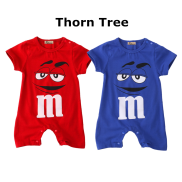 Áo Liền Quần Cotton Cho Bé Trai Bé Gái Sơ Sinh Thorn Tree Áo Liền Quần