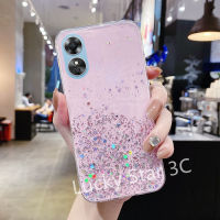 ปลอกอ่อนคลังสินค้าพร้อมสำหรับ OPPO A38 A58 4G เคส Phone Case ฝาหลังโทรศัพท์ป้องกันเคสโทรศัพท์กากเพชรดาวเต็มฟ้ากันตก