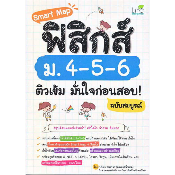 หนังสือ-smart-map-ฟิสิกส์-ม-4-5-6-ติวเข้ม-มั่นใจก่อนสอบ-ฉบับสมบูรณ์-เตรียมสอบ-ม-ปลาย-หนังสือใหม่-พร้อมส่ง-bookland