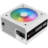 CORSAIR CX550F RGB White 550W (80+ Bronze) Fully Modular POWER SUPPLY (CP-9020225-NA) รับประกัน 5 ปี