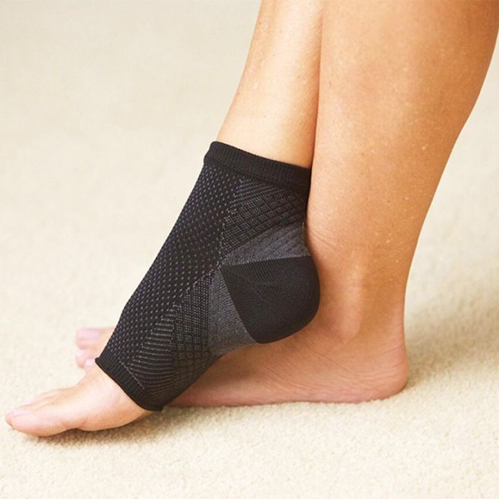 jw-size-s-2xl-2pairs-socks-foot-compression-sleeve-anti-plantar-support-anklets-protector-basketball-soccer-ankle