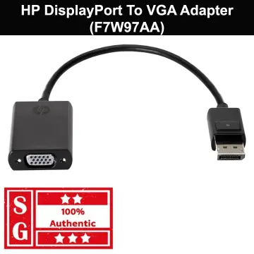 Adaptador HP DisplayPort a VGA (F7W97AA)