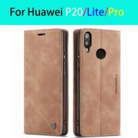 ✕ Case For Huawei P20 Pro Lite Magnetic Flip Luxury Plain Matte Leather Wallet Bumper Phone Cover For Huawei P 20 On P20lite Coque