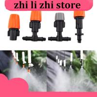 1/4" Garden Irrigation Hanging Fog Sprinkler Nozzle Tee 4/7 Hose Misting Mist Water Sprayer Kits For Garden Greenhouse