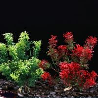 Fish Tank Simulation Aquatic Plants Aquarium Set Decoration Plastic Plant Ornaments Underwater World Landscape Aquarium Supplies Artificial Flowers  P