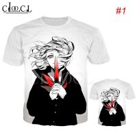 HX My Hero Academia Fourth Season Toga Himiko อะนิเมะ3D พิมพ์ผู้ชายผู้หญิง T เสื้อ Streetwear กราฟิก Tees Tops