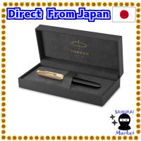 【Direct From Japan】 Parker Parker Official Parker 51 Premium Fountain Pen M Medium Character Luxury Brand Gift Black GT Pen Tip 18 Gold Finished Regular Import